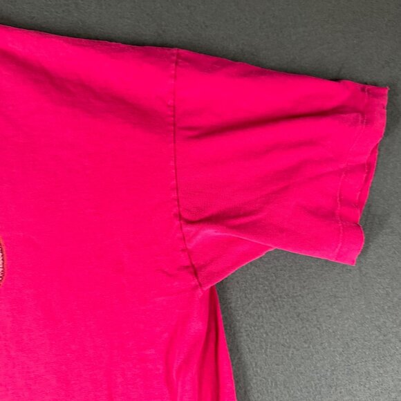 Vtg Jerzees Womens One Size Pink Sea Life Graphic T-Shirt Short Sleeve Dress - Picture 5 of 13